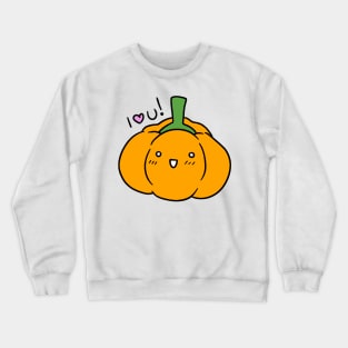 I love You - Orange Bell Pepper Crewneck Sweatshirt